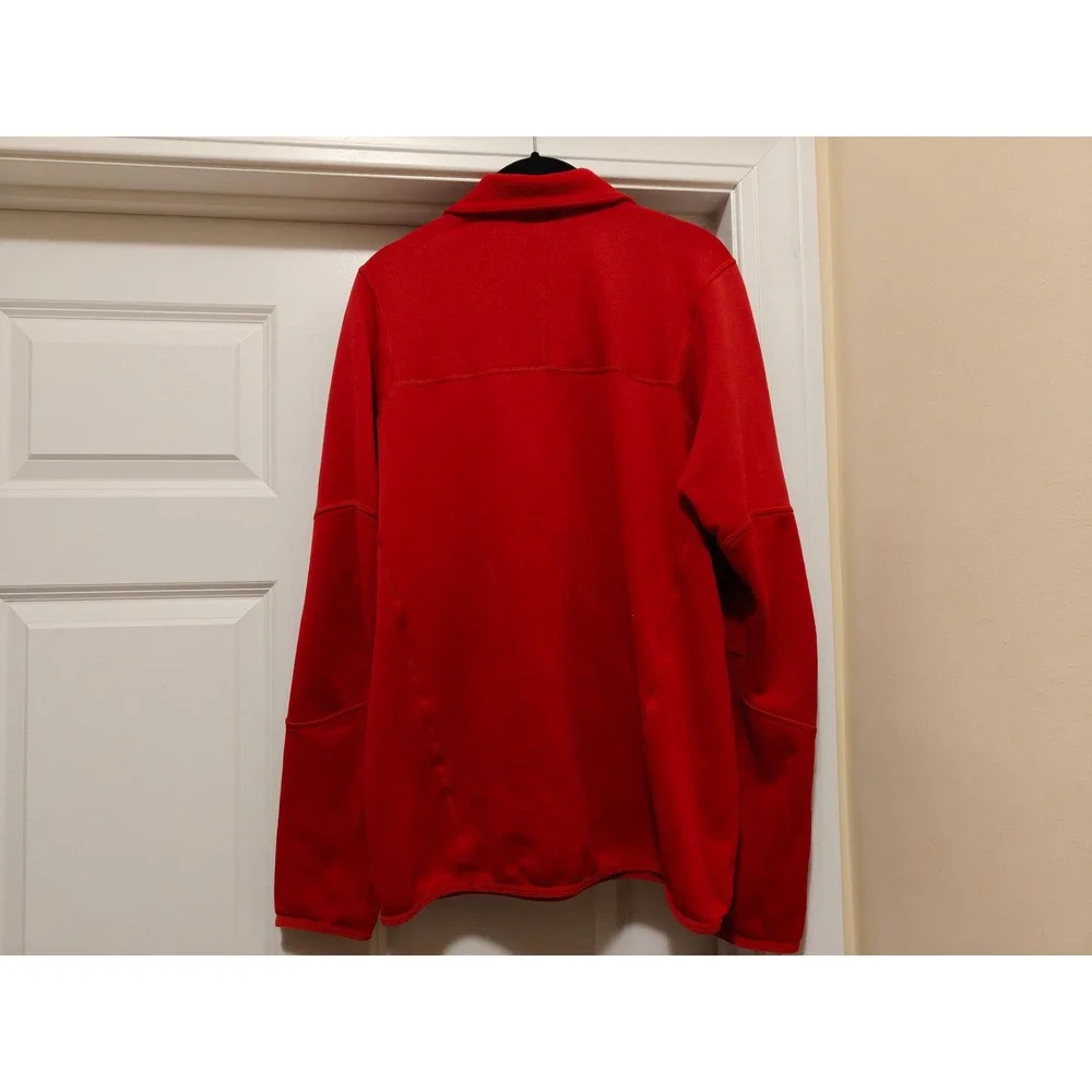 Patagonia Mens R1 Daily Quarter-Zip Fleece Pullover Red 47710FA12 Large
